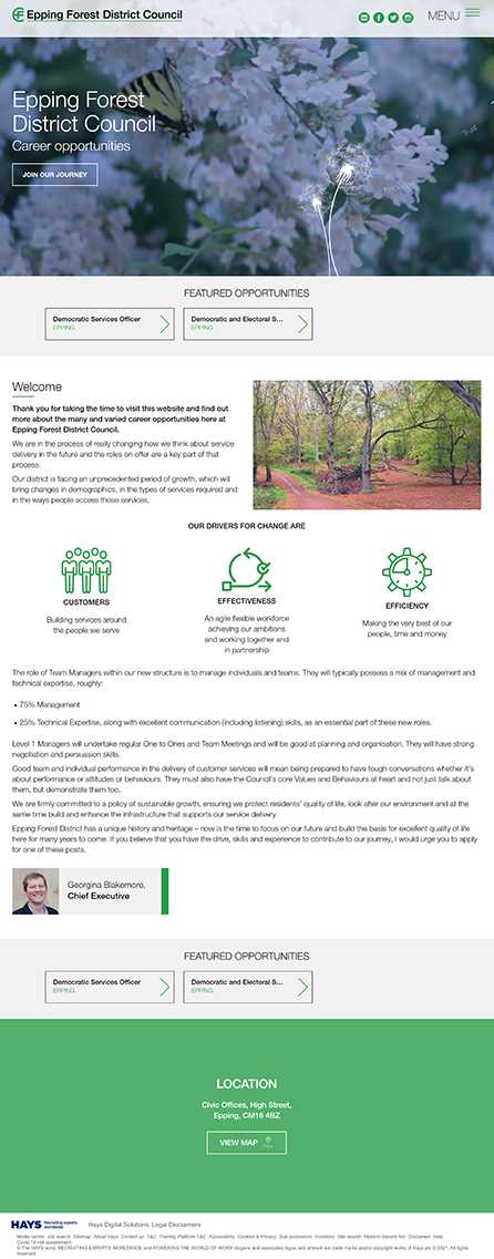 Epping Forest District Council Microsite Image